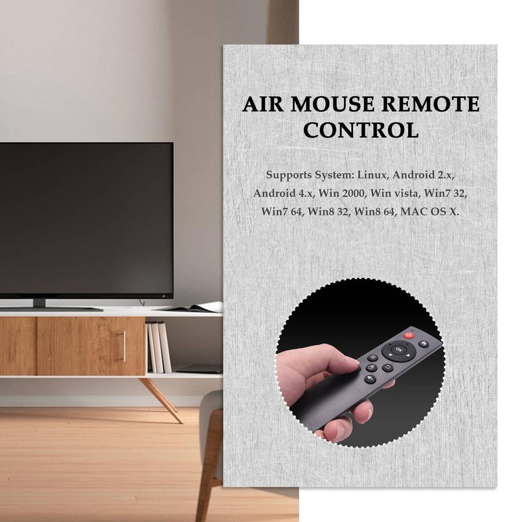 Télécommande universelle de clavier de souris d'air sans fil de 2.4G pour la boîte de TV d'android de PC