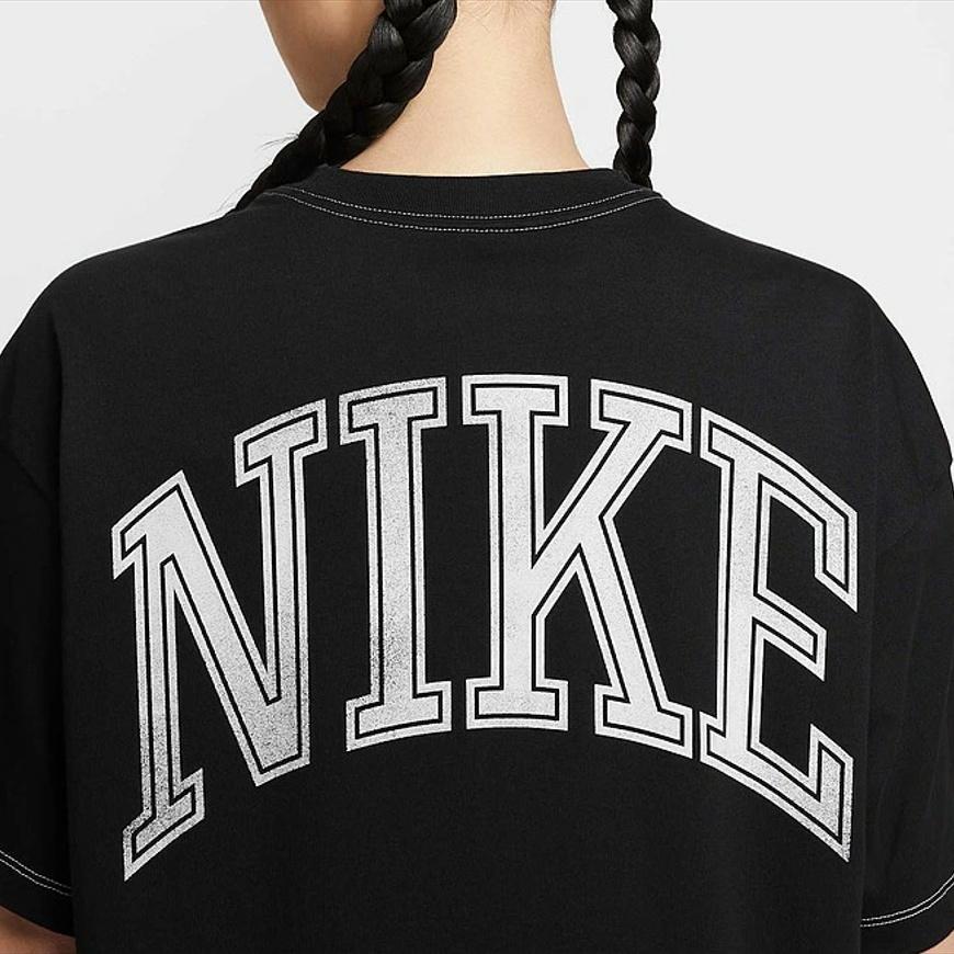 Nike Nsw Street Os S/S Cotone Largo Moda Versatile T-Shirt Top Donna HV4973010