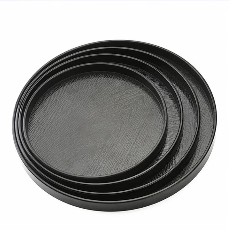 Large Round Plastic Serving Tray