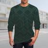 Men's T Shirt O-Neck Clothing Apparel Outdoor Long Sleeve Print Fashion Designer Vintage