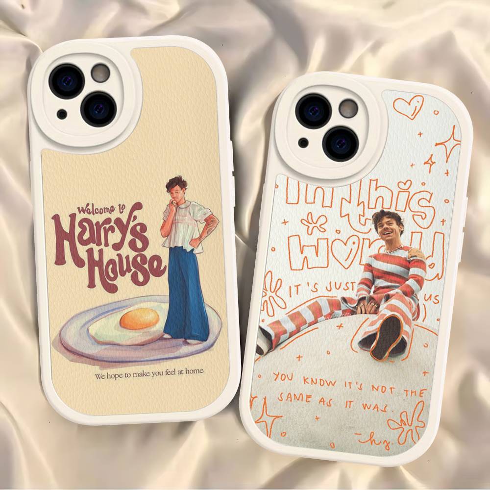 Singer S-Styles Love On Tour Harrys Phone Case For IPhone 16 15 14 13 12 11 Pro Max Plus Soft Leather Cover