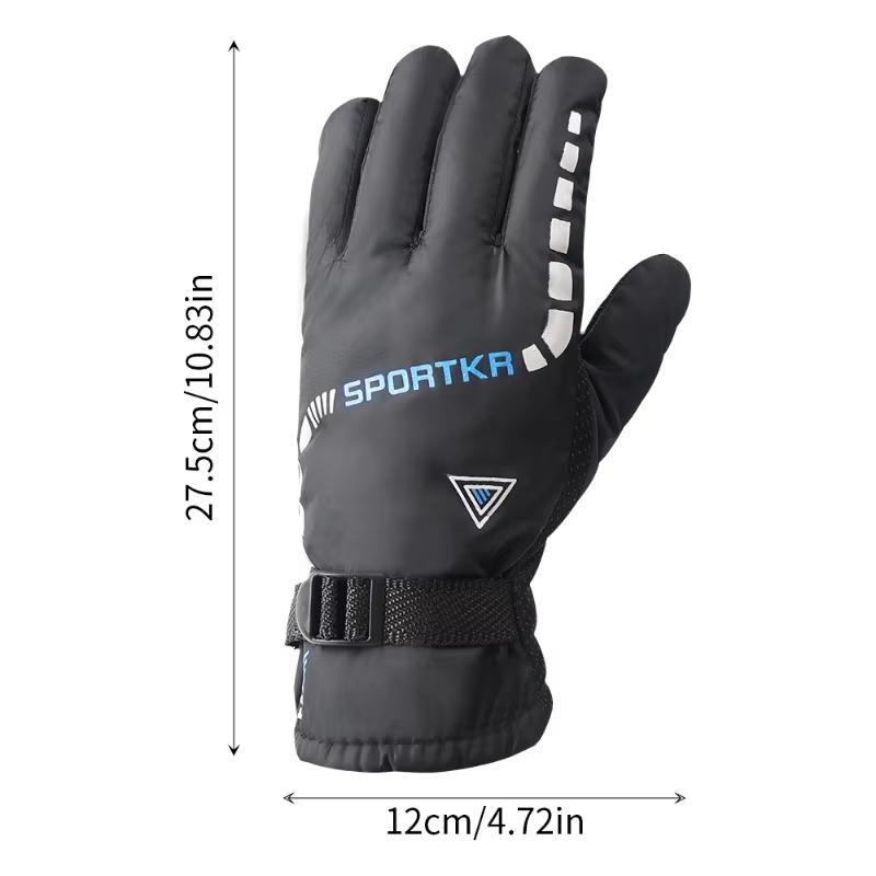 Winter Warm Gloves Windproof Anti Slip Unisex Motorcycle Sport Gloves Outdoor Skiing Riding Hiking Accessories Traveling Gloves