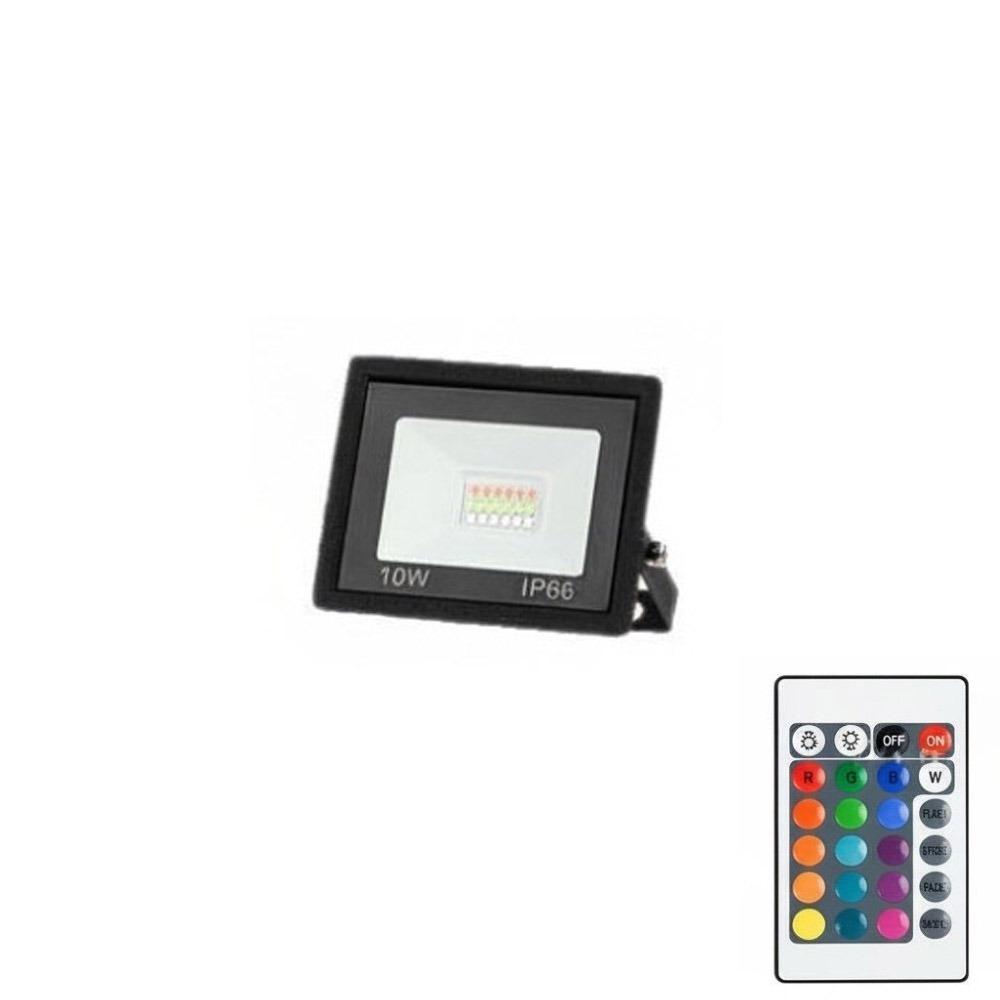 With Remote RGB LED Floodlight Multicolor Outdoor Lighting Reflector Landscape Lights Garden