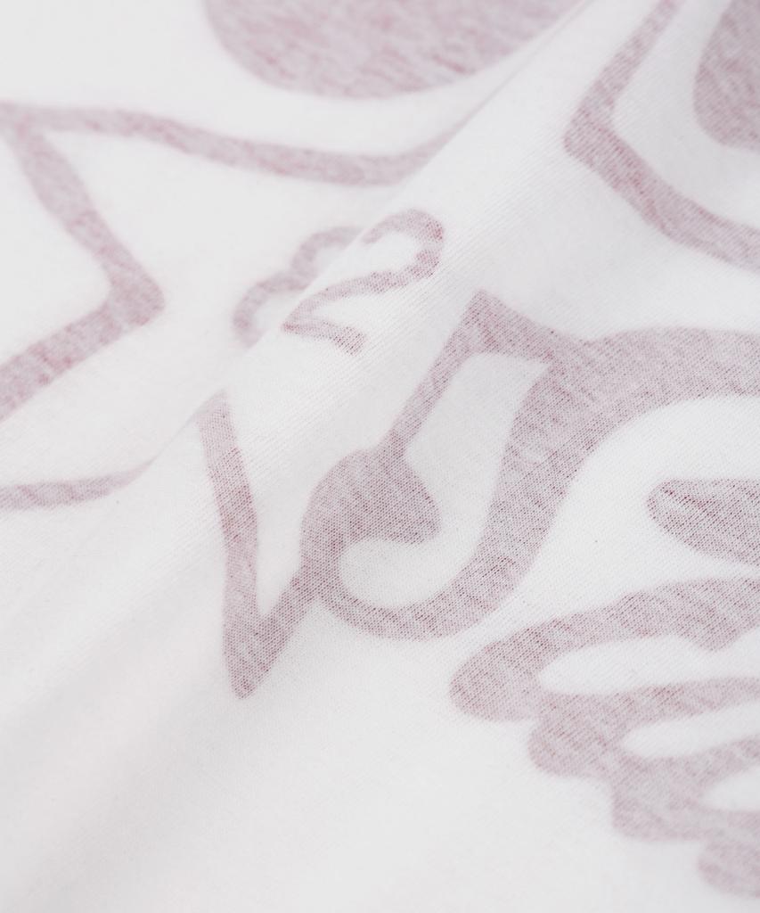 ALTER STUDIO Retro Reverse Print T-Shirt_White
