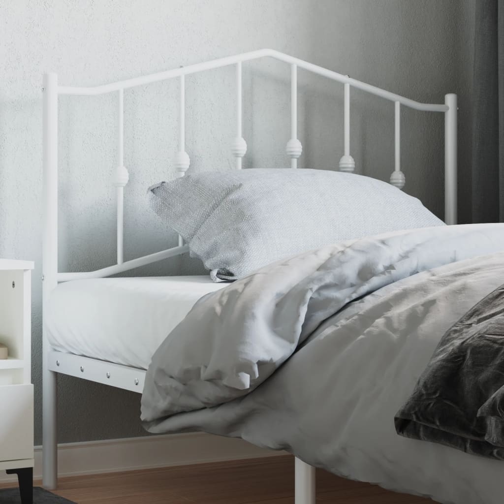 Replacement Headboard Metal White 107 Cm