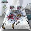 Dreamcatcher-Bettbezug-Set, King-Size-Bett, Boho-Traumfänger-Bettwäsche-Set, Mikrofaser, Bohemian-Stil, Bettdeckenbezug für Mädchen und Frauen