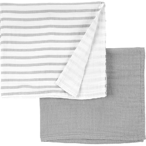 Simple Joys by Carter s Unisex-Baby 2-Pack Cotton Gauze Blanket, One Size