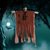 Halloween Hanging Ghost Skull Decoration Scary Skeleton Prop for Haunted House Party Garden Outdoor Indoor Decor 90x55cm