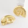 3pcs Gold Color Big Charm Butterfly Starfish Conch Stainless Steel Pendants For Jewelry Making Sweater Chain Back Hole Findings