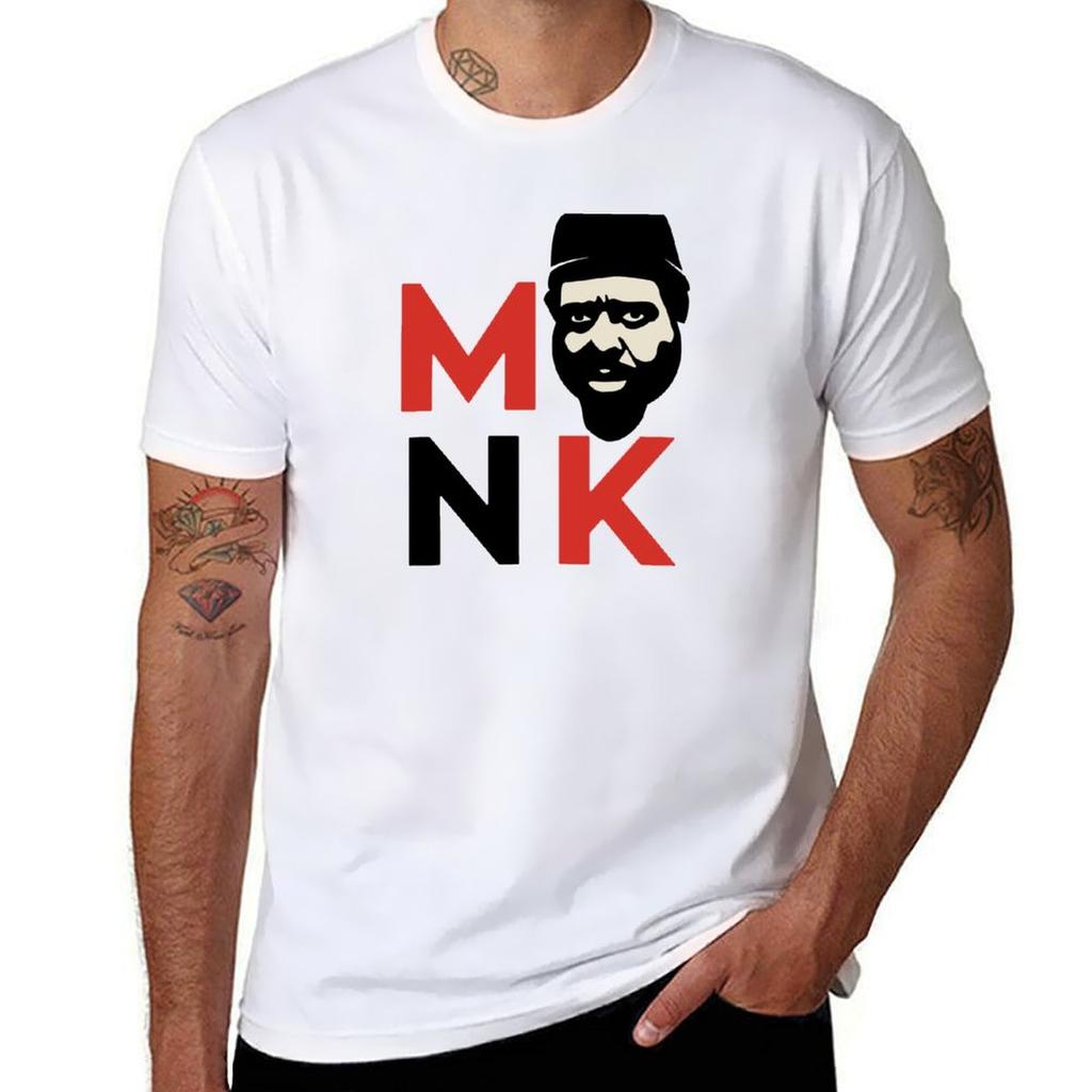 F4F0E7thelonious monk TShirt Dry Fit Athletic Short Sleeve Shirt