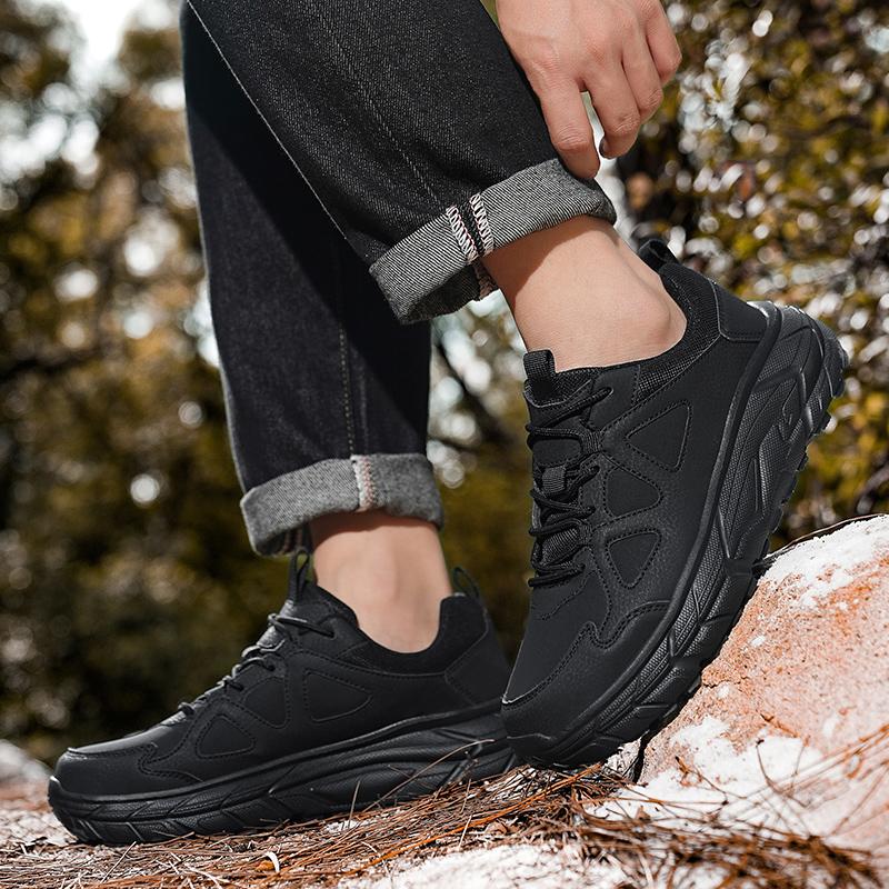 Fashion Waterproof Hiking Shoes Men Outdoor Trailing Trekking Shoes Ultra-light Sneakers Sports Outdoor Casual Comfortable Outsole-shock