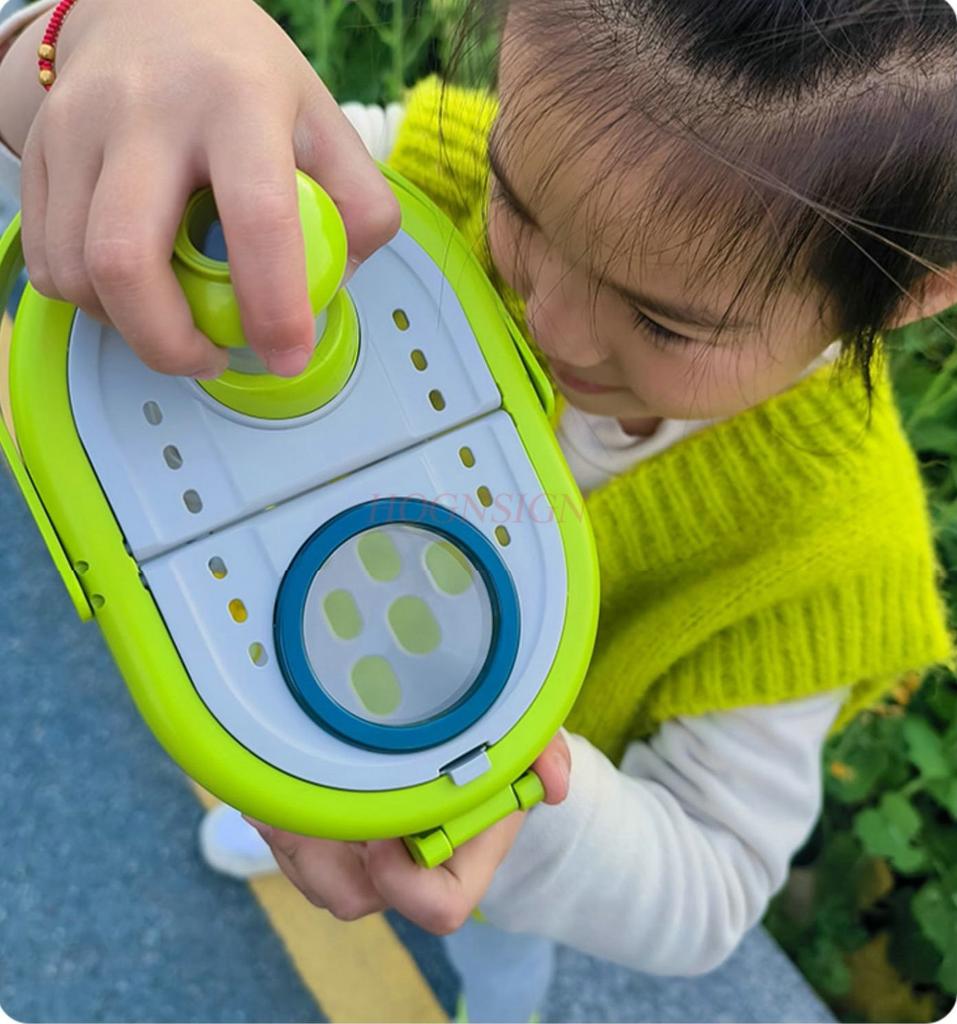 Insect Observation Box Children'S Magnifying Glass Feeding Observation Exploration Capturing Exploring Outdoor Toy