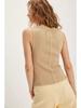 2026 Damen Sommer Ärmelloses V-Ausschnitt Einfarbiges Slim Fit Top