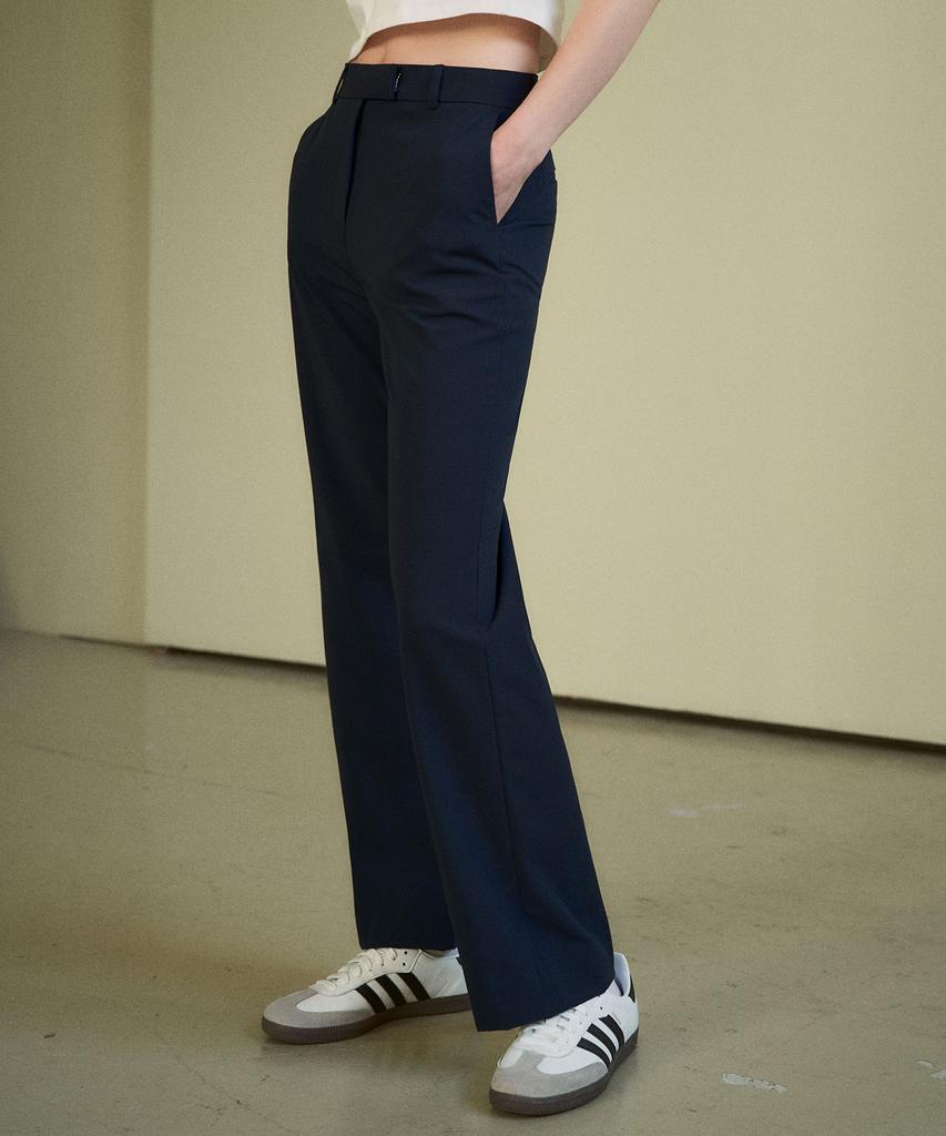 Siyajyu Sipt7023 Long Wide Slacks_Dark Navy