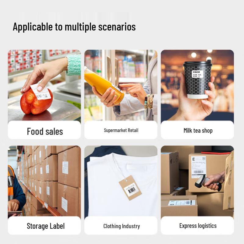 Deli GE150T Barcode Label Printer CN Plug (adapter Included)