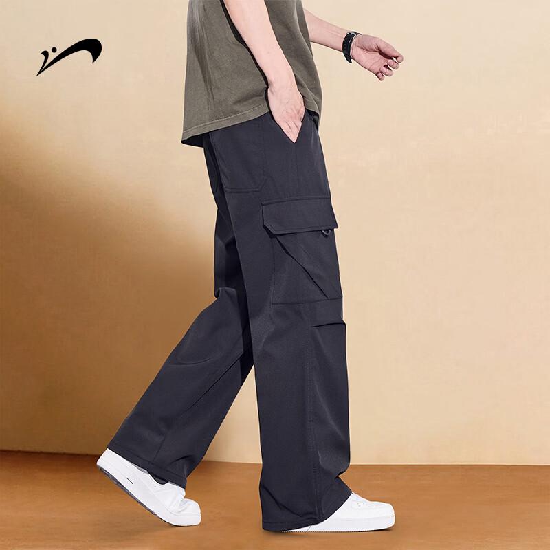 Men's American Outdoor Loose Straight Cargo Pants