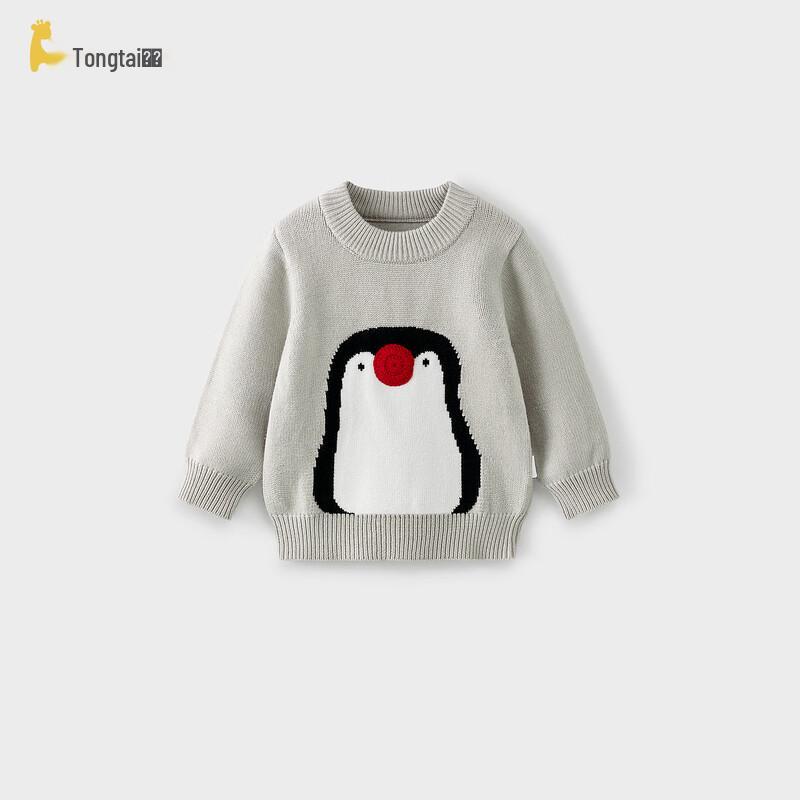 Tongtai Boys' Autumn Crewneck Knit Sweater