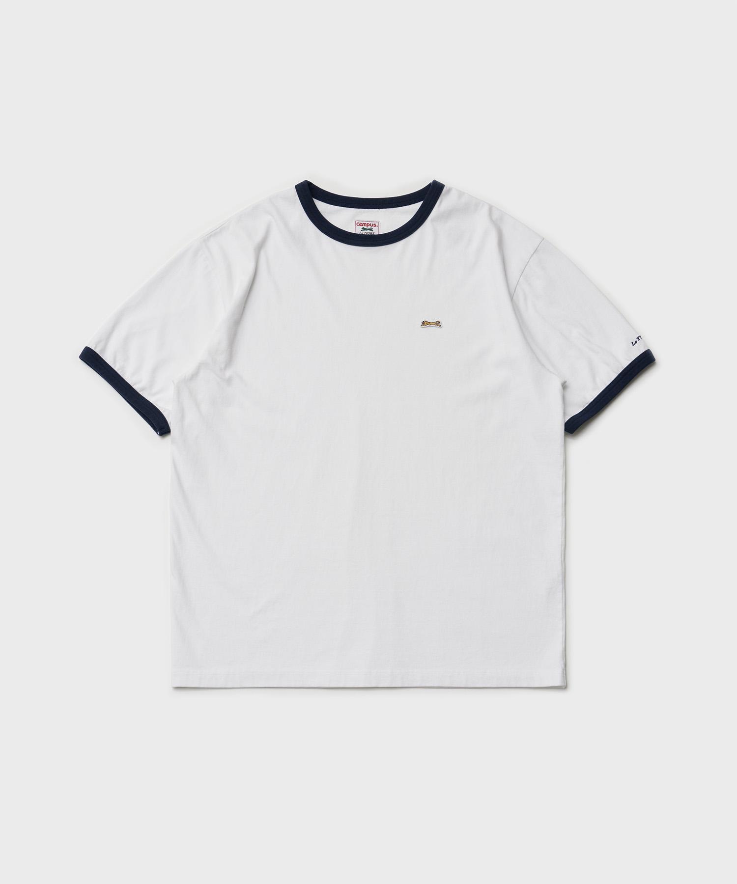 Le Tigre Classic Ringer T-Shirt (Off White) Off White/M