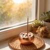 Pure Copper Incense Cone Holder Multi Stick Support Fragrance Diffuser for Office Desk Ornament and Decor