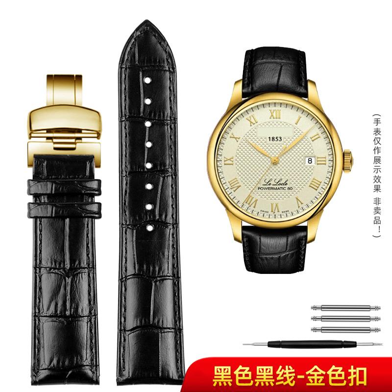 Men's Strap For Tissot 1853 T41 Tudor Casio Mido IWC Business Genuine Leather Watch Chain Watchband 19mm 20mm 21mm 22mm 23mm 24