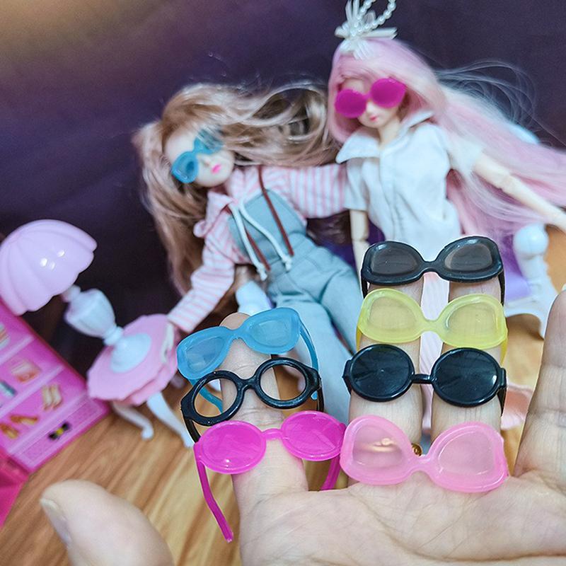 10/20Pcs Bento Decoration Tools Lunch Bento Box Food Glasses Headwear Buffet Sandwich Toppers Decor For Bento Decoration