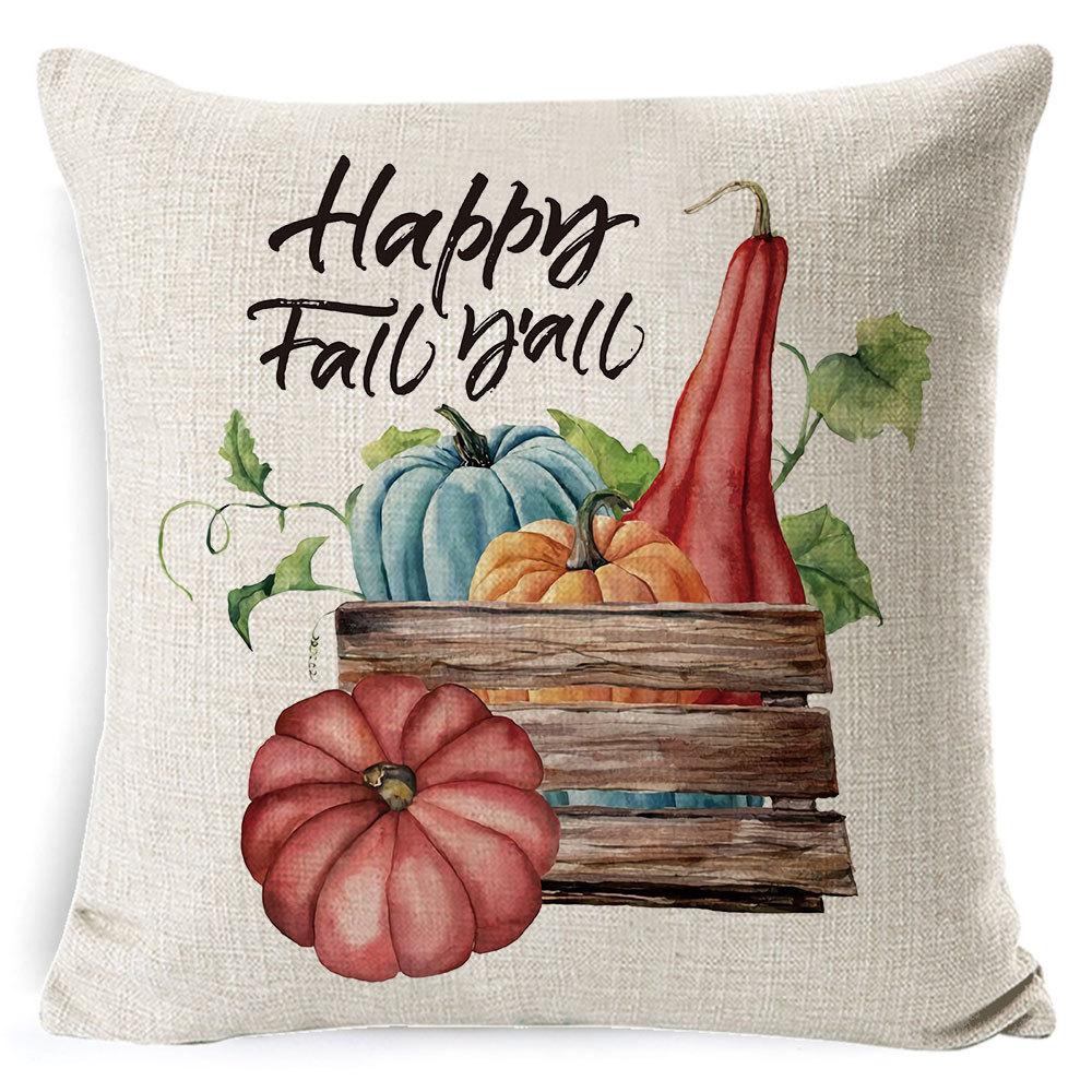 Christmas Pillowcase Home European Linen Sofa Cover Cushion Cushion Pillowcase Back Cushion