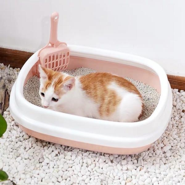 pink litter box