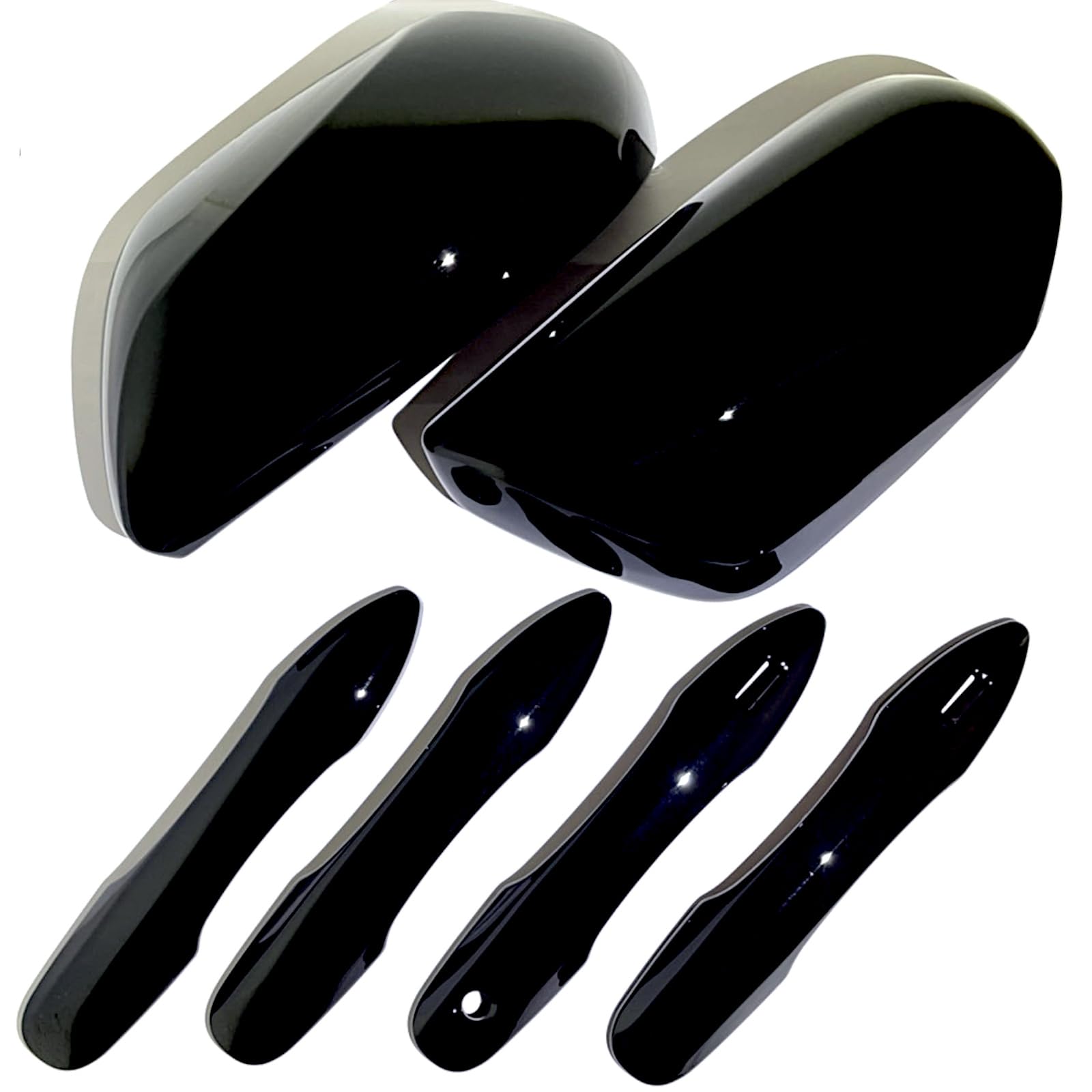 

Flatland Prius 50 Серия PHV 52 Серия Накладки на наружные зеркала и накладки на дверные ручки Набор заказных деталей и аксессуаров, (черный) чёрный