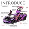 Electroplated 1/24 Lamborghini 770 Supercar Alloy Model Ornaments Toys Diecast Miniature Voiture Children Boy Gift Birthday