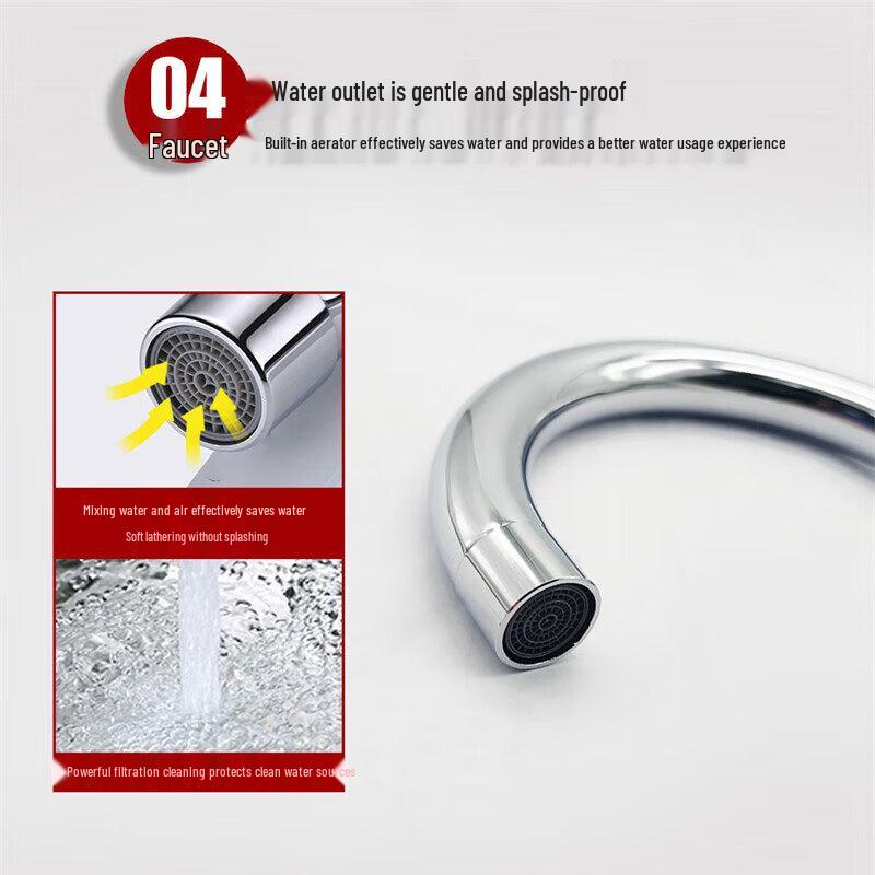 Dual Handle Cold & Hot Kitchen & Basin Faucet