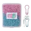 650 Pieces Stitch Markers Knitting Bulb Pins Colorful Large Quantity Crochet for DIY