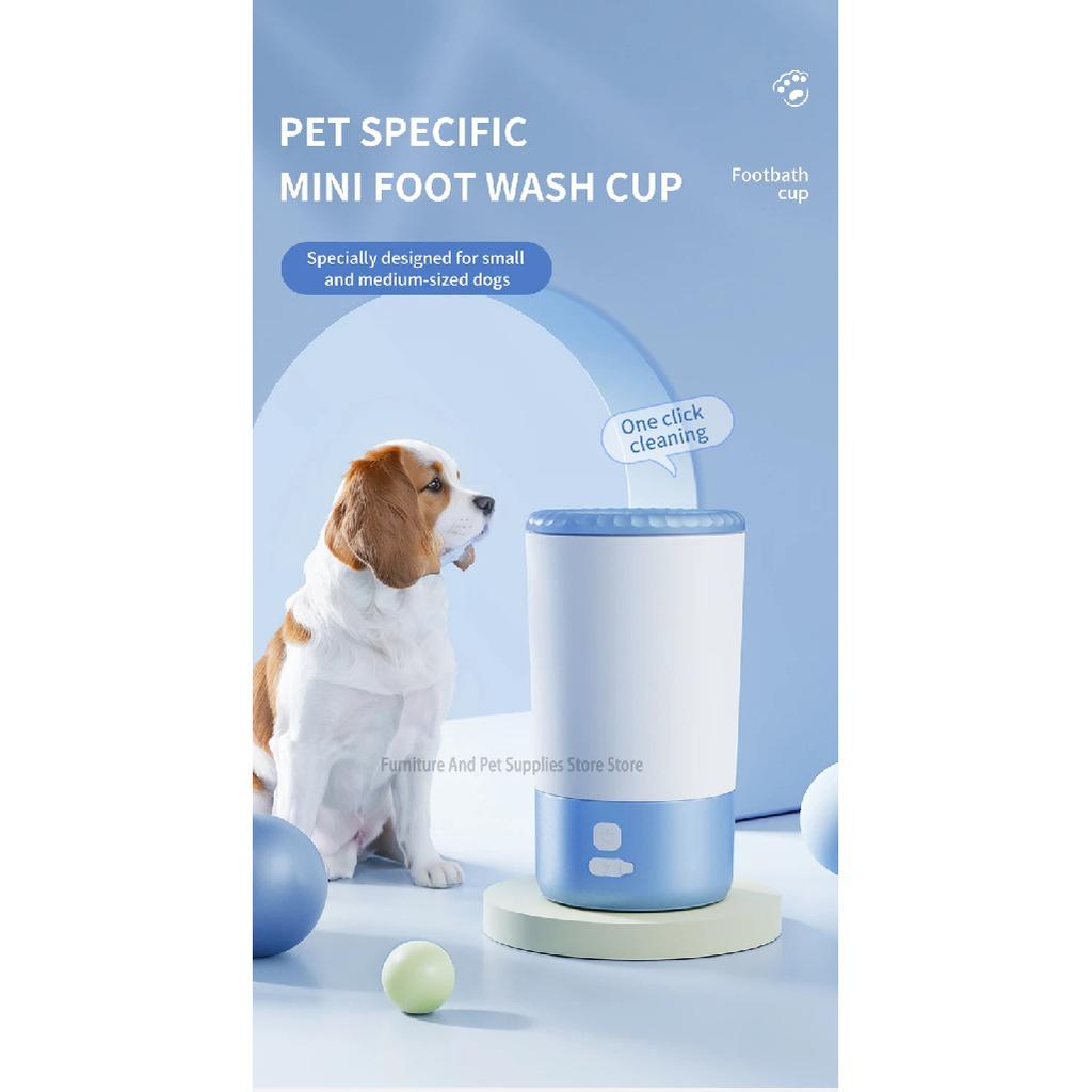 Pet Foot Washing Machine Electric Pet Paw Cleaner Automatic Dog Quick Cleaner Pet Paw Portable Low Noise Waterproof Foot Cup