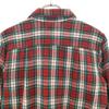 50s vintage Check Pattern Long sleeve Wool shirt S Red Men's Used