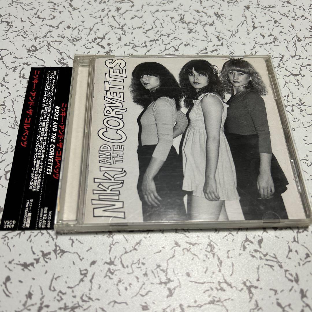 

[USED] NIKKI & THE CORVETTES Japanese edition, rare, Japanese obi liner notes