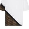 FENDI T-Shirts Men's White Crew Neck Moderate Straight Fit FAF682AN68F1KRQ