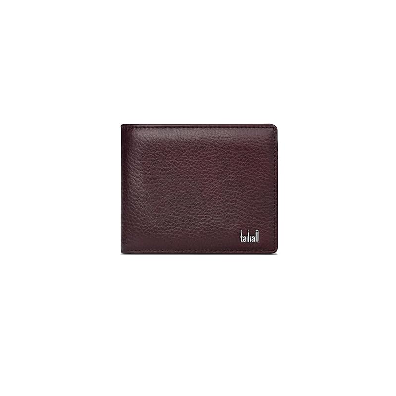 

[PORRASSO] wallet men s large capacity bifold wallet cowhide mini wallet lightweight Crime prevention thin genuine leather wallet simple wallet coin