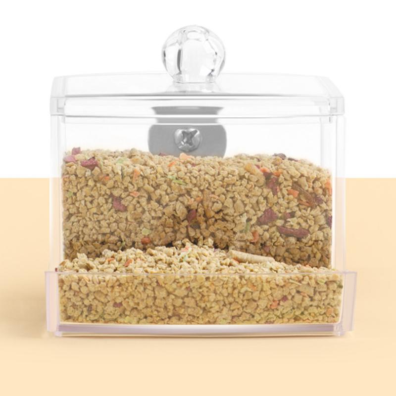 Automatic Quail Feeder Foraging Feeder for Birds Parrot Cage Bird Feeding System Cage Accessories for Parakeet Quail Pet Chicken