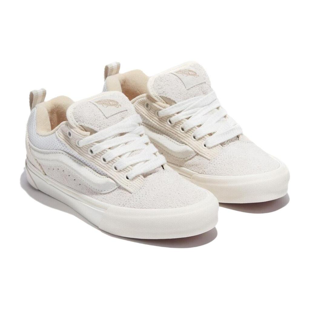 Vans Knu Skool Comfortable Versatile Durable Low-Top Skate Shoes Unisex Sneakers White VN0009QCCCZ