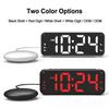 Digital Alarm Clock With Strong Vibrations And Multiple Ringtones For Adults