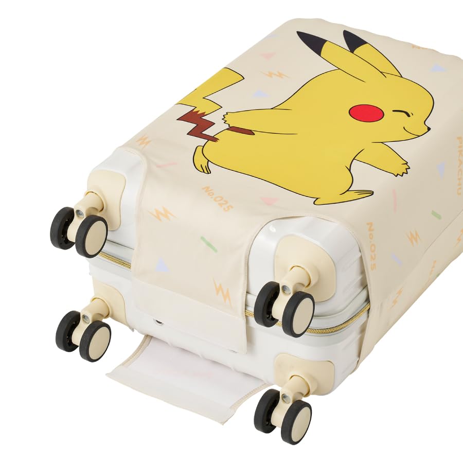 Suitcase Cover Gowell Suitcase Convenient Travel Goods Size Pokémon Cover, (Pikachu (Yellow), M)