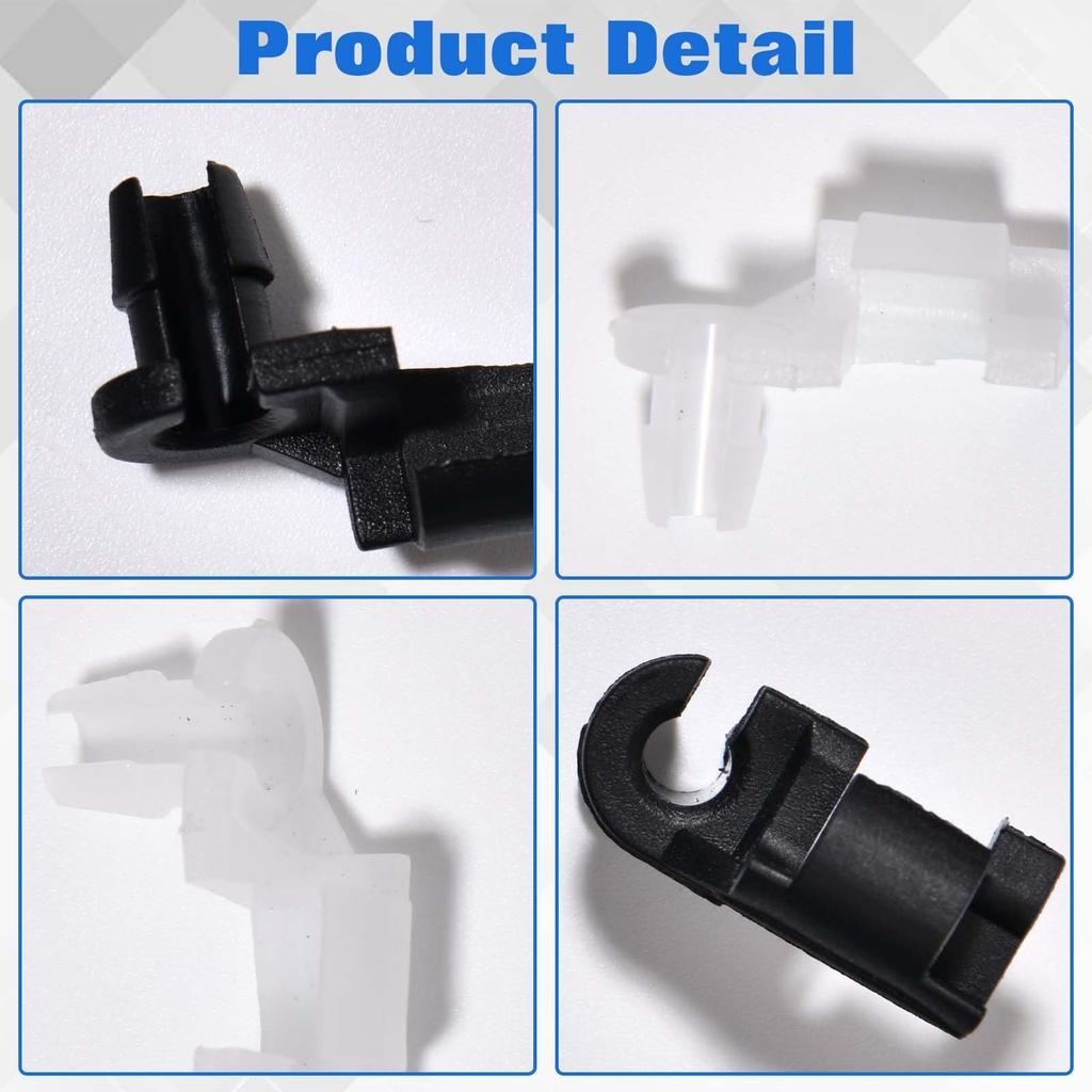 GOLD DEER 10 Sets Door Handle Lock Stick Hood Latch Lock Push Clip Kit