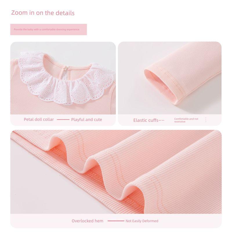 Hello Kitty Girls' Spring Outfit 2026 New Long-Sleeved Skirt White Kidsren's Spring Two-Piece Set