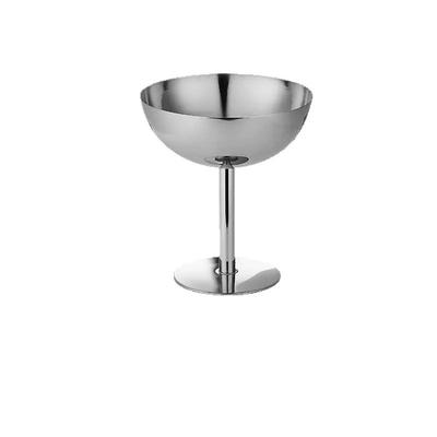 304 Stainless Steel Ice Cream Cup With Stem , 240ml