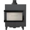 Steel Fireplace KRATKI LUCY SLIM Left 10 kW Ø 160