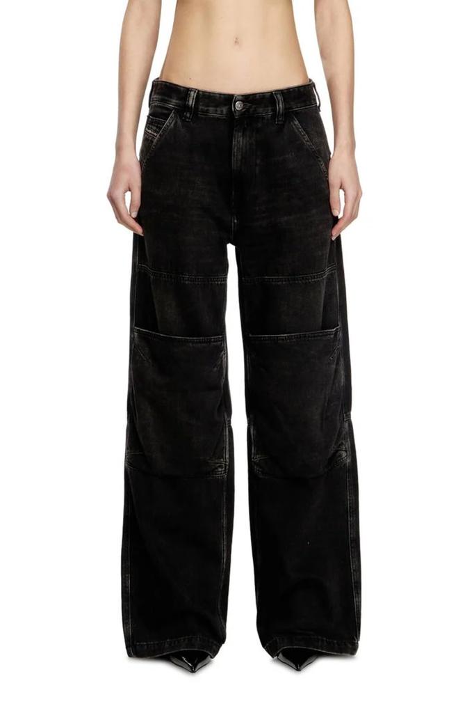 Diesel Men's D-SHIFT Denim Pants, Size 34, Black, Size 02, A1729509J96