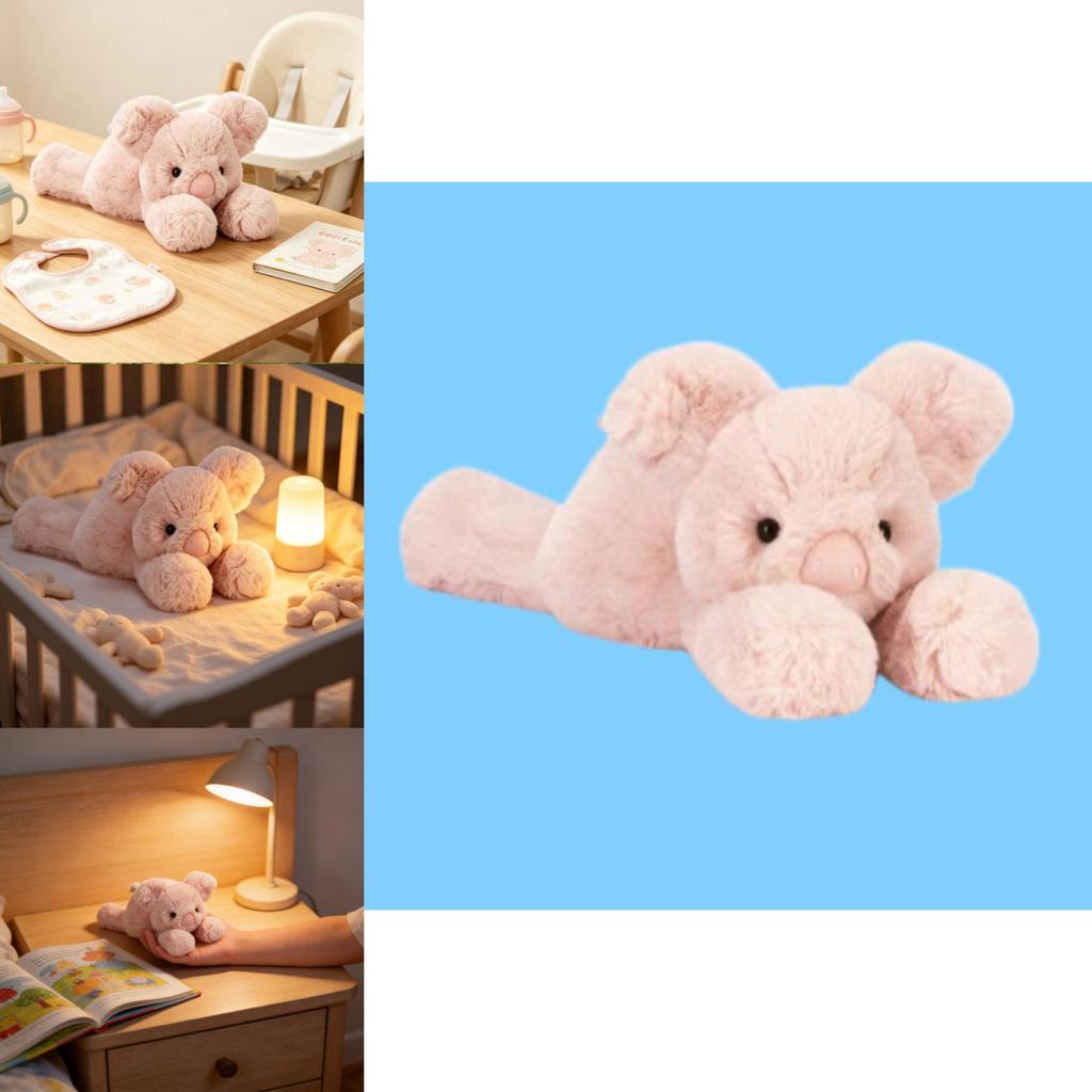 Jc Smudge Pig Plush Toy With Pp Cotton Filling For Kids And Gift Giving