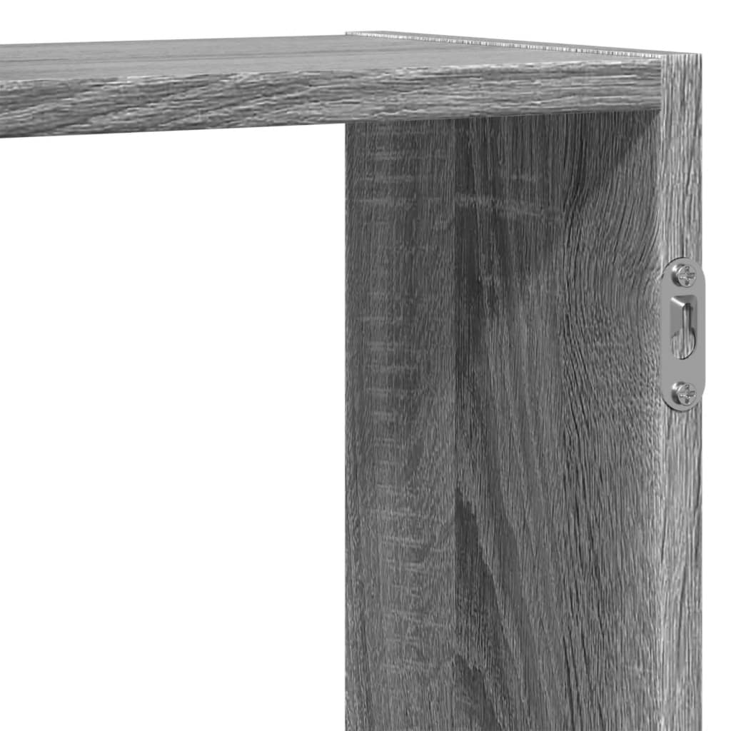 Wall Shelf Gray Sonoma 129x18x42 cm Particleboard