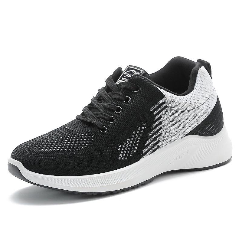 Women's Breathable Flyknit Mesh Sneakers: Trendy and Lightweight Summer Sports Shoes