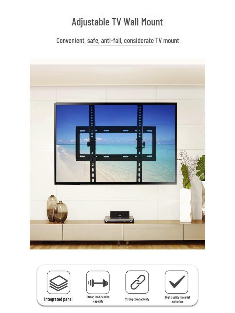 Universal Adjustable TV Wall Mount for 32-75 Inch Screens