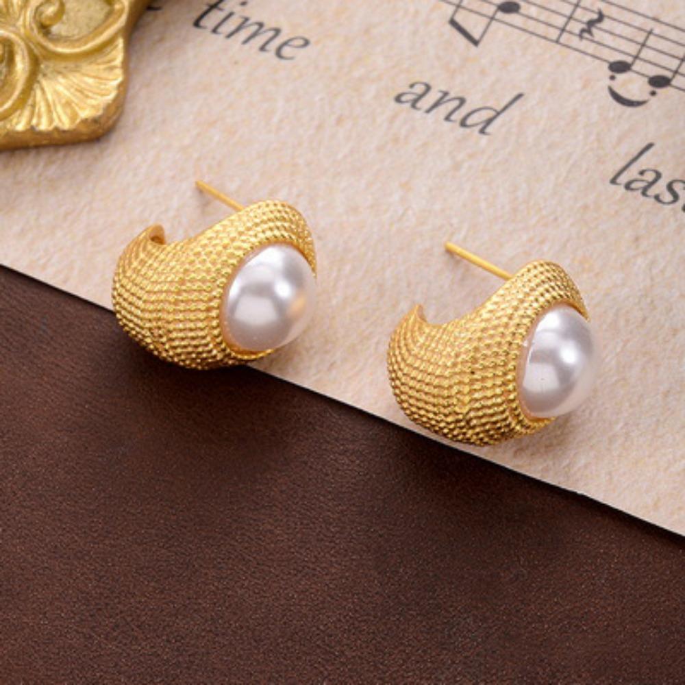 Новые ретро серьги женские средневековые европейские и американские элегантные простые пусеты разноцветные французский темперамент премиум серьги